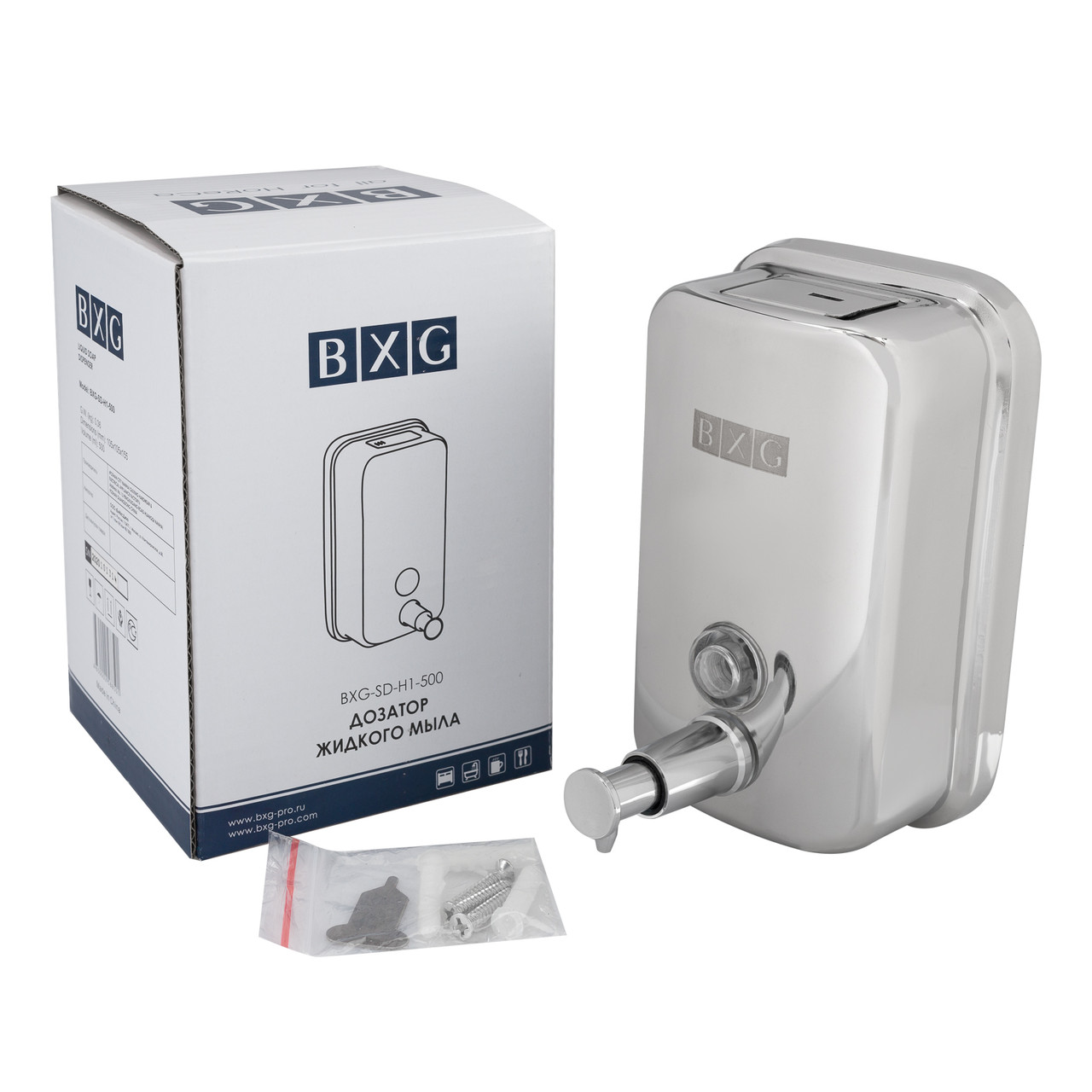 Дозатор жидкого мыла BXG SD-H1 500 - фото 5 - id-p4254284