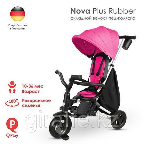 Велосипед QPlay Nova Plus Rubber Floral Pink