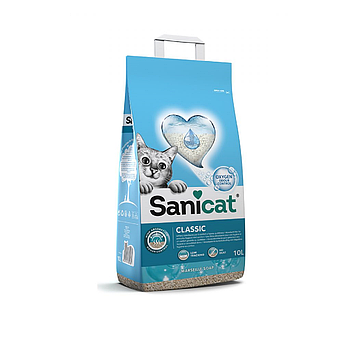 Sanicat Classic MARSEILLE SOAP наполнитель для кошек с запахом марсельского мыла,10л