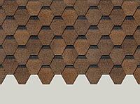 Мягкая кровля Docke Eurasia Шестигранник Коричневый