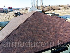 Мягкая кровля Docke Standart Кольчуга Коричневый, фото 4