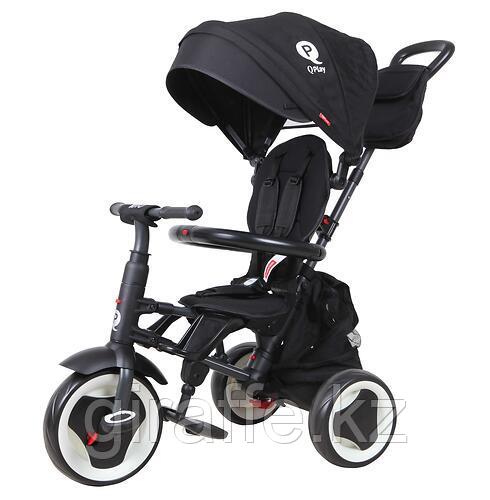 Складной Трехколесный велосипед QPlay S380-8 RITO + EVA Black