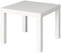 Лайк стол журнальный / придиванный 55х55 см, цвет Белый