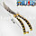Декоративный нож бабочка Уанпис Onepiece 22 см черный, фото 2