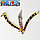 Декоративный нож бабочка Уанпис Onepiece 22 см черный, фото 3