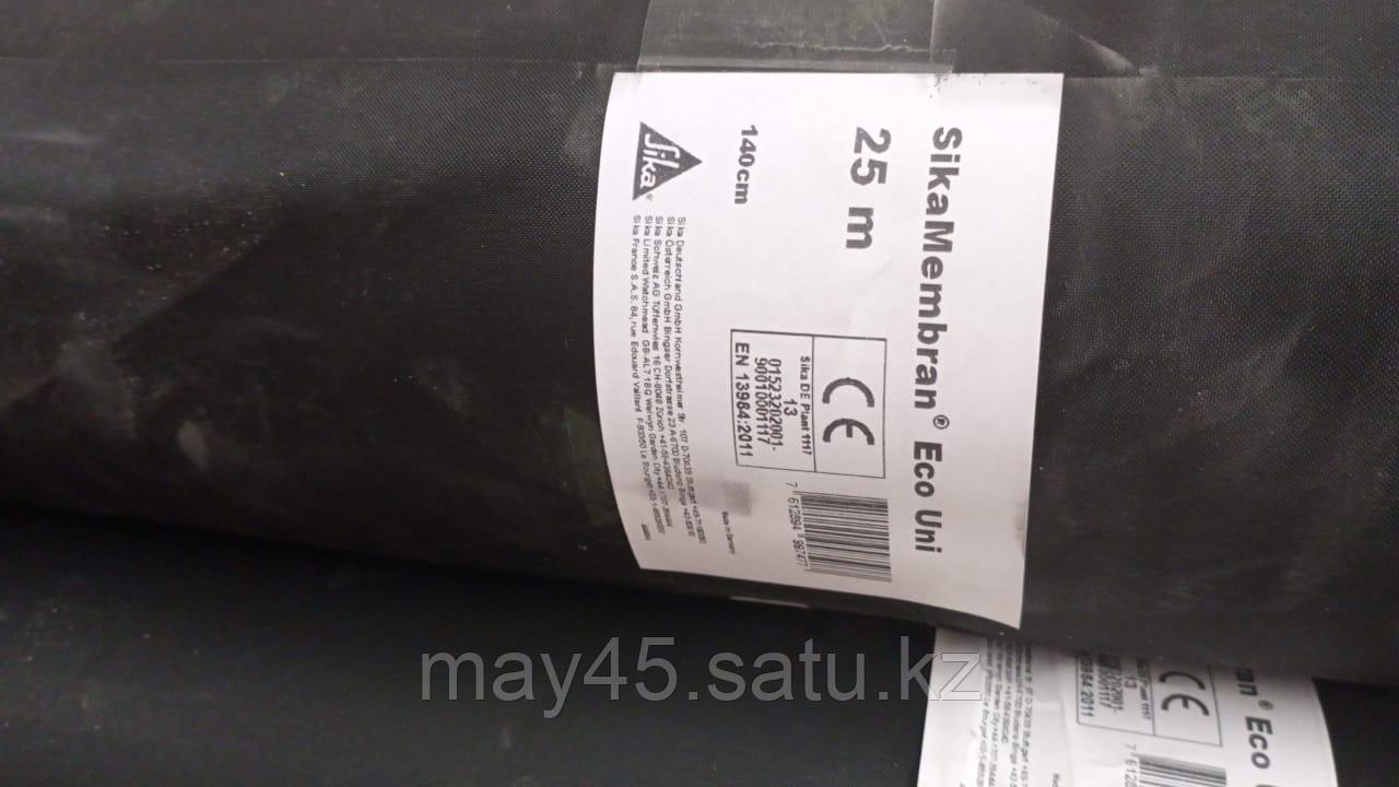 Влагоизоляционная EPDM мембрана SikaMembran Eco Uni 1,4x25м (35 м2) - фото 1 - id-p106939497