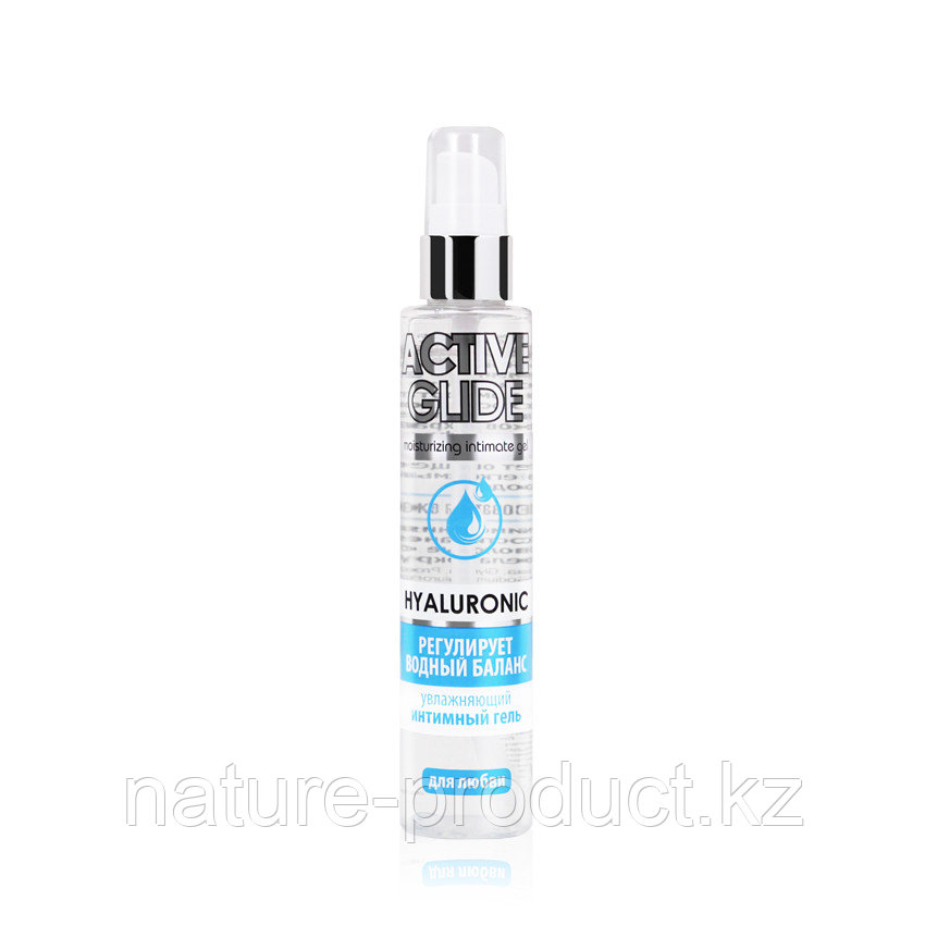 Увлажняющий интимный гель ACTIVE GLIDE HYALURONIC, 100 г