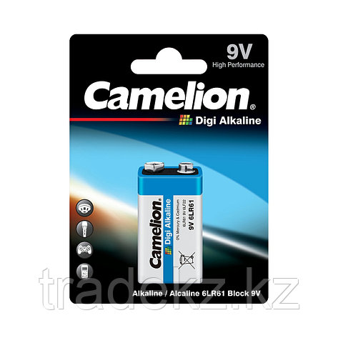 Батарейка Крона CAMELION Digi Alkaline 6LR61-BP1DG, фото 1