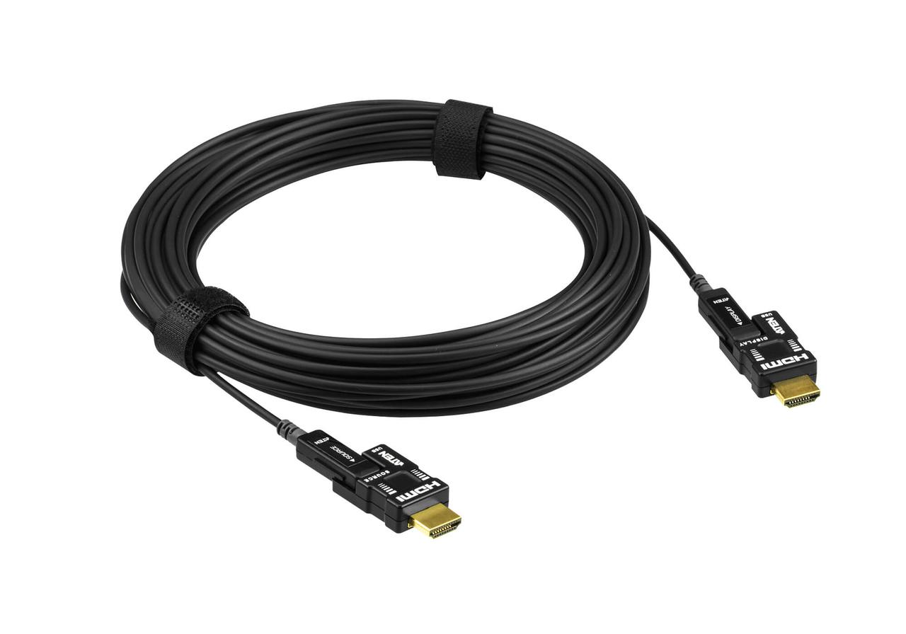 30 м True 4K HDMI 2.0 Активный оптический кабель (съемные разъемы) VE7833 ATEN - фото 1 - id-p106947291