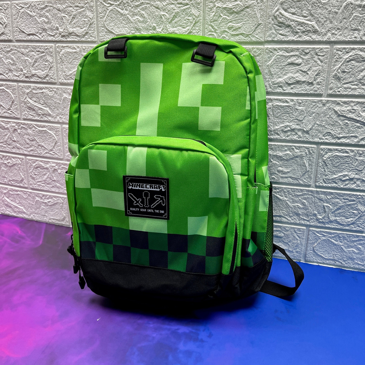 Рюкзак стилизованный под Крипера - Minecraft (лицензия) ТЦ Евразия - фото 1 - id-p106947760
