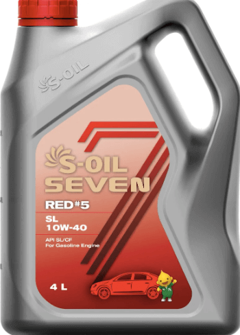Масло моторное S-OIL Seven RED 5 10W-40 4 л