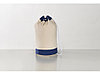 Рюкзак-мешок Indiana хлопковый, 180гр, натуральны/синий, фото 4