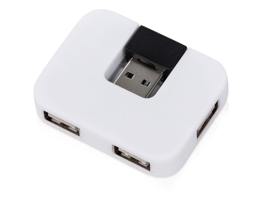 USB Hub Gaia на 4 порта, белый - фото 1 - id-p106958153