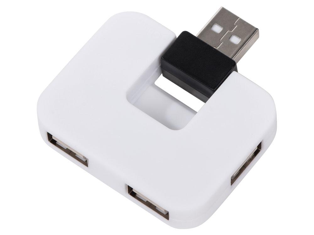 USB Hub Gaia на 4 порта, белый - фото 2 - id-p106958153