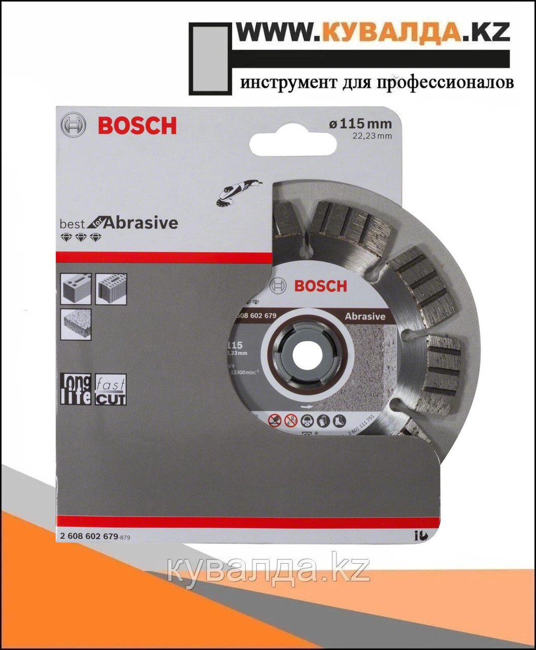 Алмазный отрезной диск Bosch Best for Abrasive 115x22.23
