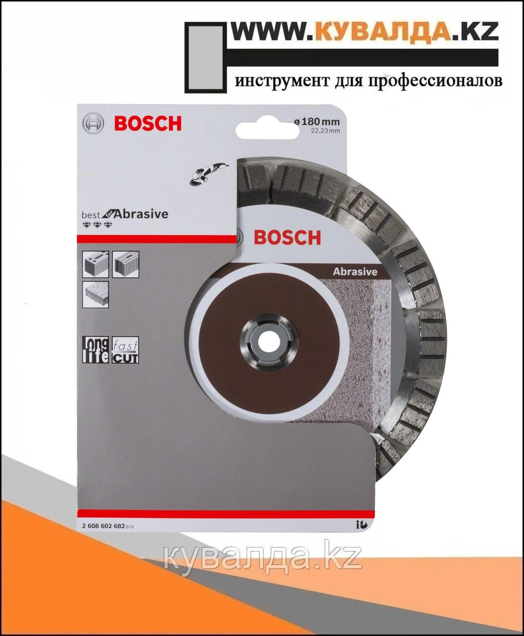 Алмазный отрезной диск Bosch Best for Abrasive 180x22.23