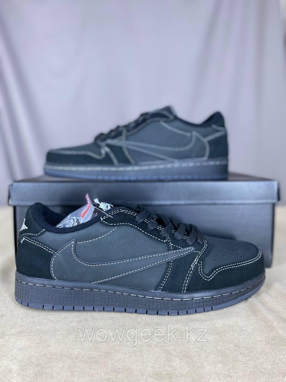 Кроссовки Travis Scott x Air Jordan 1 Low OG SP Black Phantom - фото 6 - id-p106958741