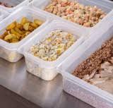 Гастроемкость из полипропилена белая 1/2 6.5 см