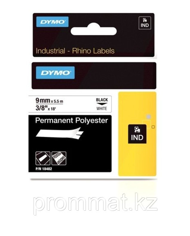 Лента DYMO для принтеров DYMO LM 160, 210D, 280, PnP, 420P, 500 TS; Rhino Pro 6000, 5200, 4200