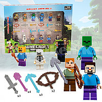 Игровой коллекционный набор Майнкрафт (Minecraft) персонажи