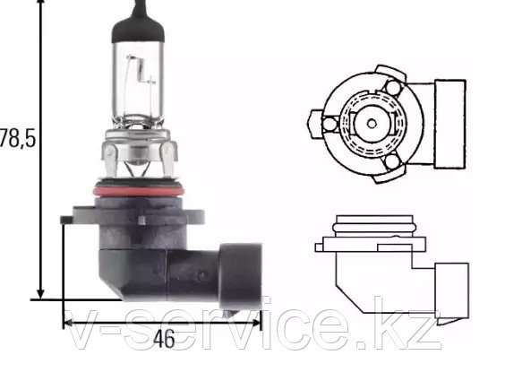 Лампа BOSCH 1 987 302 153 HB4