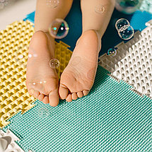 Детский массажный коврик «Ортодон» ТЭП, набор МИКС "Чистюля" Антибактериальный (от 2 лет), фото 2