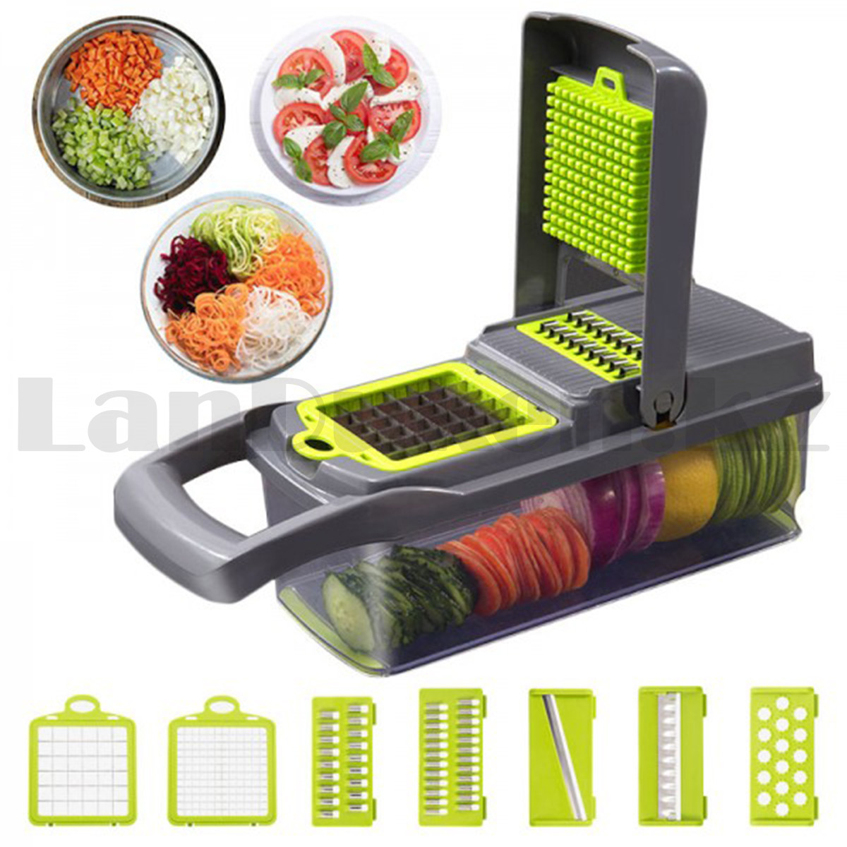 Овощерезка Veggie Slicer универсальная серая