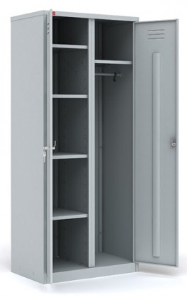 Шкаф для Одежды металл, 2 секции по 40см, общая ширина 80см - фото 4 - id-p106967329