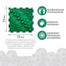 Детский массажный коврик «Ортодон» ТЭП, набор МИКС "Футболист" (от 1 года), фото 2