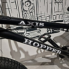 Трюковый велосипед "Axis" Hopper Black. Bmx. 20" колеса. Трюковой. Бмикс., фото 4