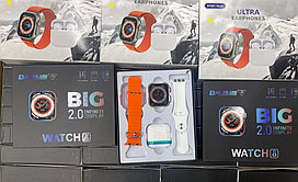 Смарт-часы 2 в 1 Apple Watch DT001 Plus Ultra Big 2.0 3 цвета + AirPods