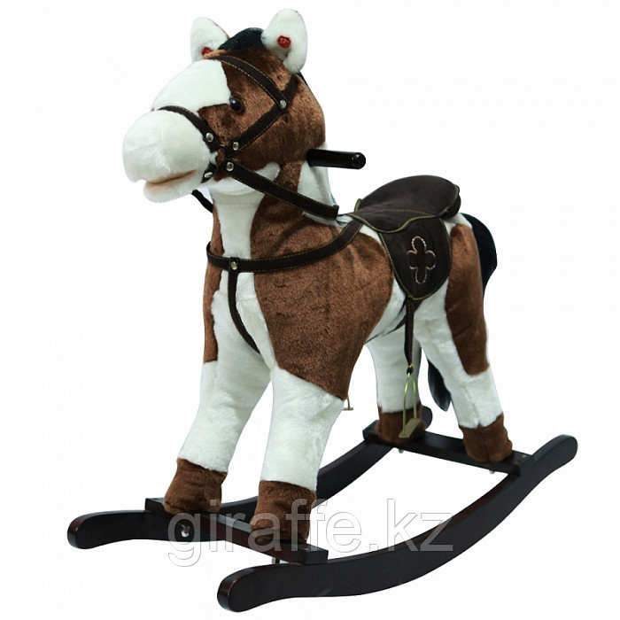 Качалка-лошадка Pituso Белый с коричневым