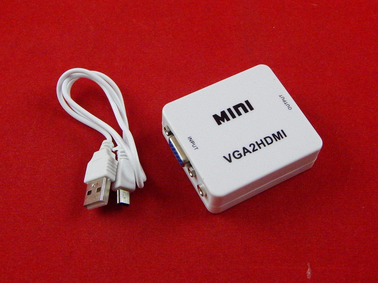 Адаптер-преобразователь VGA-HDMI, с USB кабелем для PS4, Xbox360