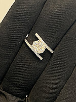 Кольцо с бриллиантами / 17 размер ( ул.Жолдасбекова 9а)