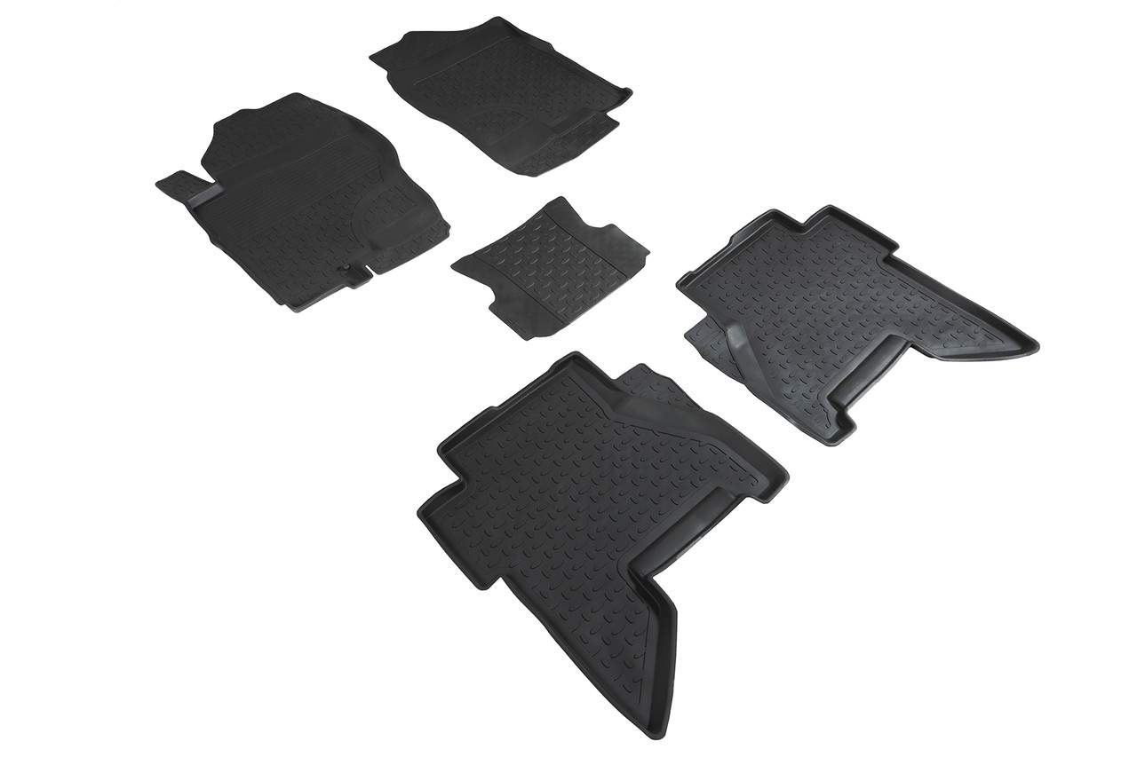 Резиновые коврики с высоким бортом для Nissan Pathfinder (R51) 2004-2014