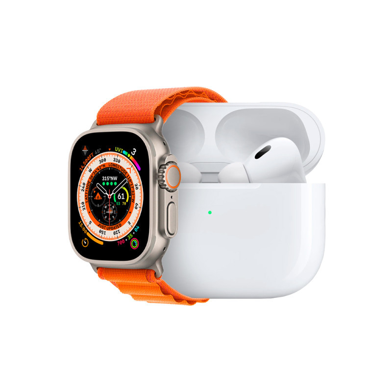 Смарт-часы 2 в 1 Smart Watch i8 Ultra Big 2.0 4 цвета + AirPods - фото 1 - id-p106966144