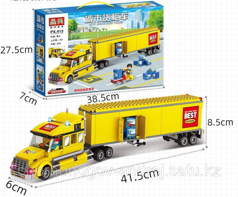 Конструктор LX.A City 413 Желтый грузовик Truck Set 363 детали