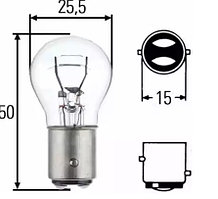 Лампа BOSCH (1 987 302 202)(OSRAM 7528) 12v21/5w P21/5W