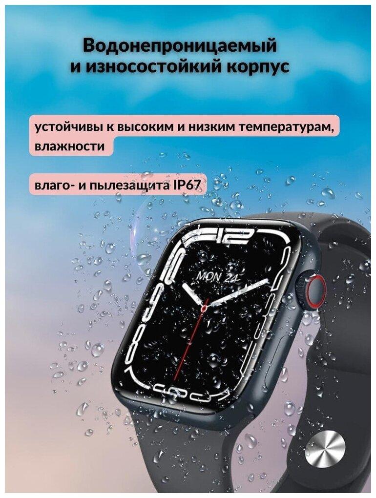 Смарт-часы 2 в 1 Apple Watch 8 DM01 3 цвета + AirPods - фото 2 - id-p106966147