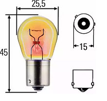 Лампа BOSCH (1 987 302 213)(OSRAM 7507) 21W жёлтая