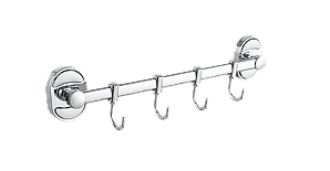 Вешалка крючок настенная, 4 крючка P2914-4