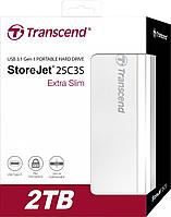 Внешний жесткий диск 2 5 2TB Transcend TS2TSJ25C3S Type C