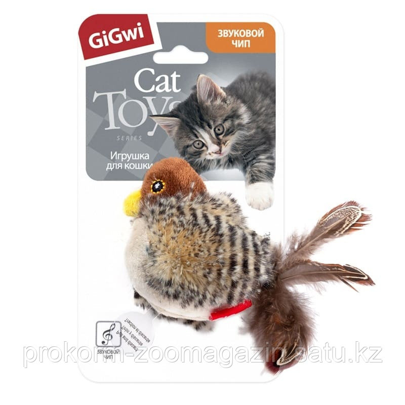 GiGwi, птичка со звуковым чипом - фото 1 - id-p106973038