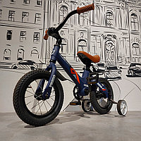 Жеңіл балаларға арналған екі доңғалақты велосипед "Prego" 12" бүйірлік тірек д ңгелектері бар д ңгелектер. К к.