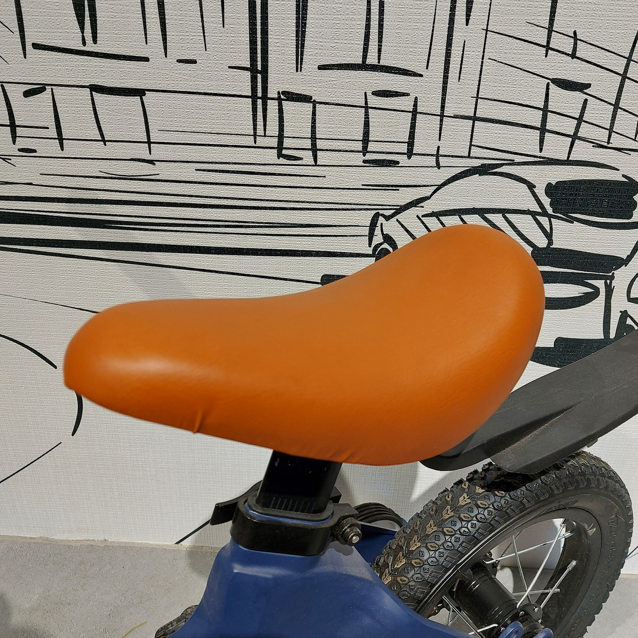 Легкий детский двухколесный велосипед "Prego" 12" колеса с боковыми поддерживающими колесами. Синий. - фото 5 - id-p106976659