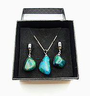 Комплект из хризоколлы