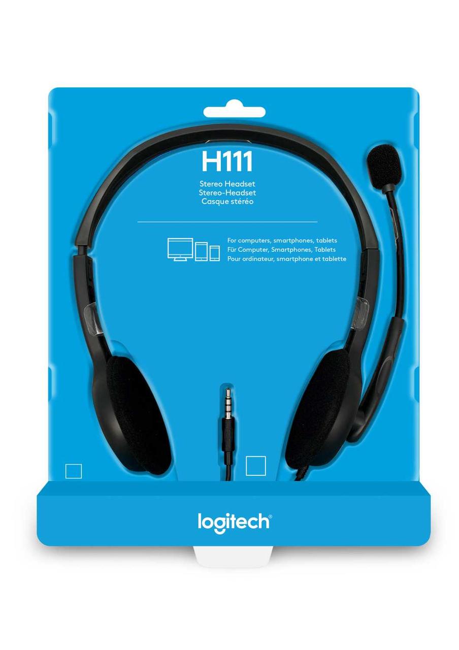 Гарнитура Logitech H111 - фото 2 - id-p106977455