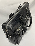Мужская сумка-портфель для документов "The Bond". Высота 28 см, ширина 39 см, глубина 9 см., фото 4