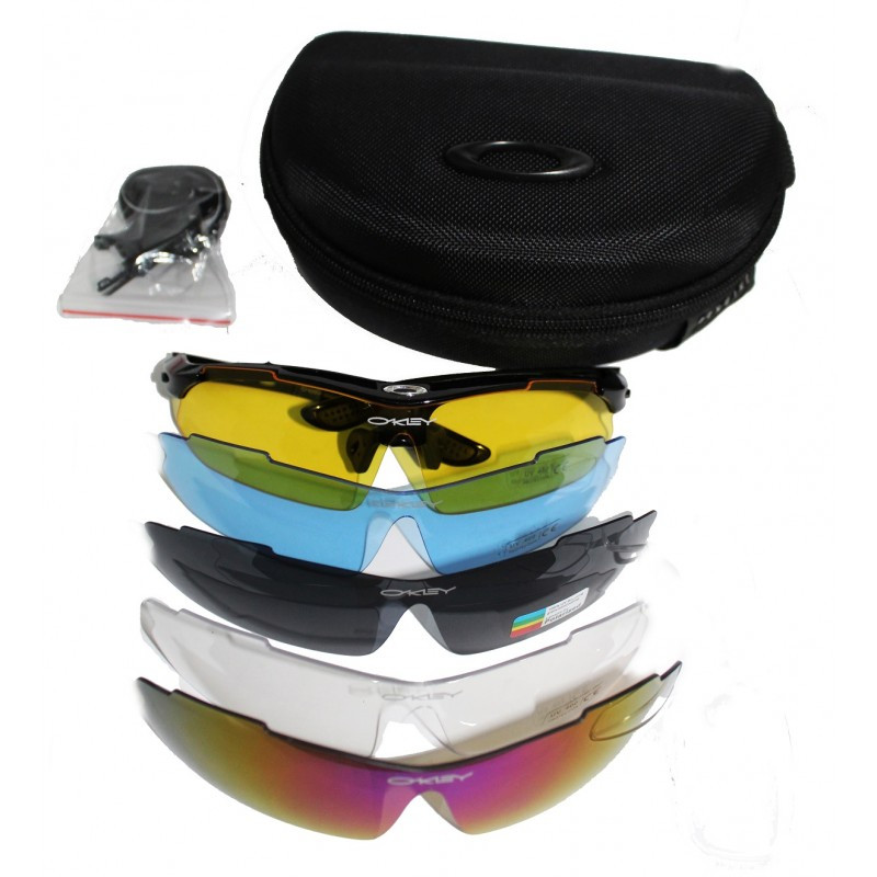 Тактические очки Polarized с 5 сменными линзами в чехле. - фото 2 - id-p106977992