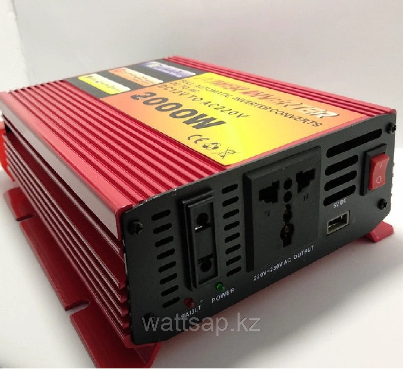 Преобразователь напряжения Power Inverter 2000 Ватт с модифицированным синусом - фото 3 - id-p106978093